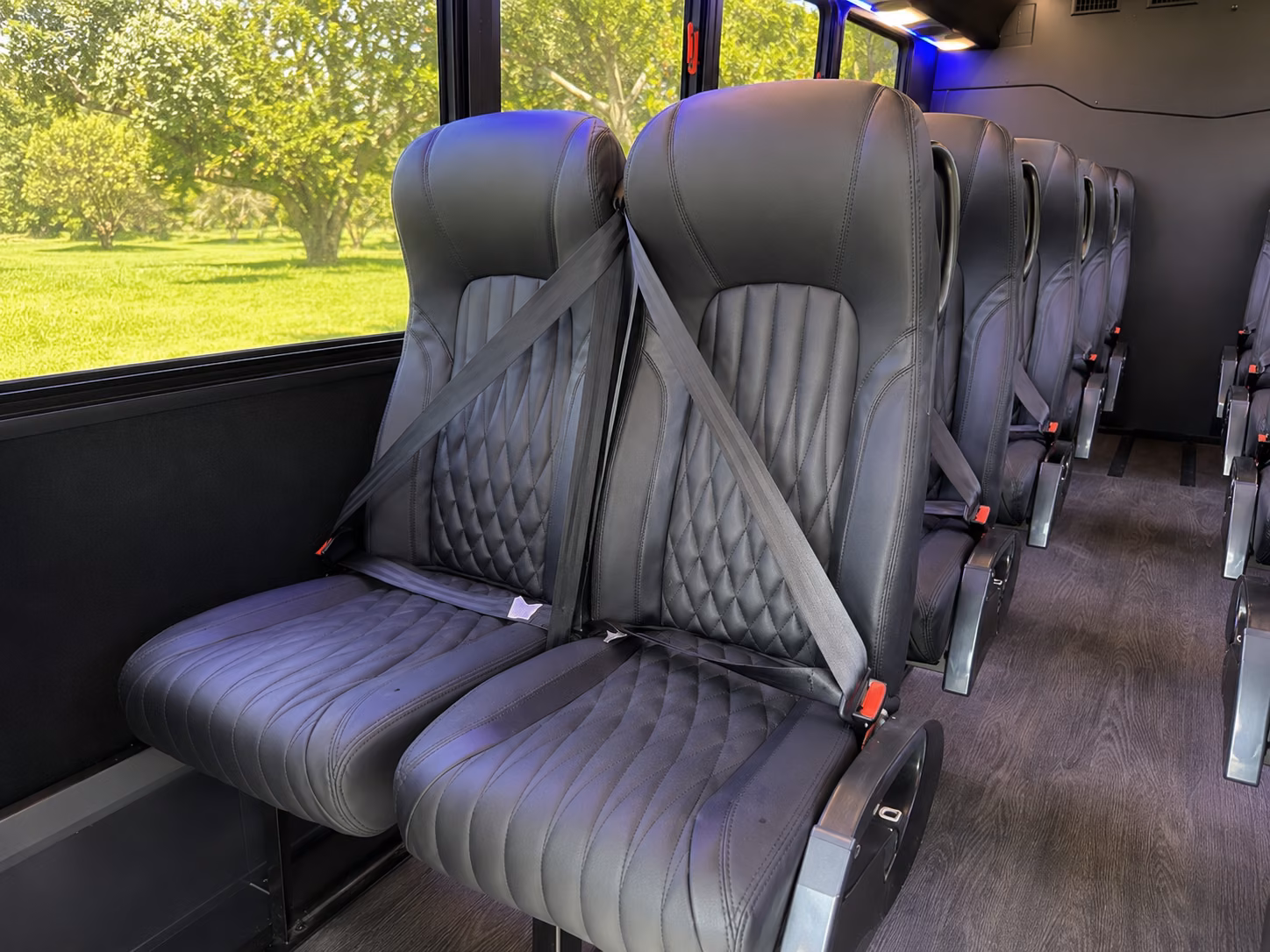 laredo government military charter bus services