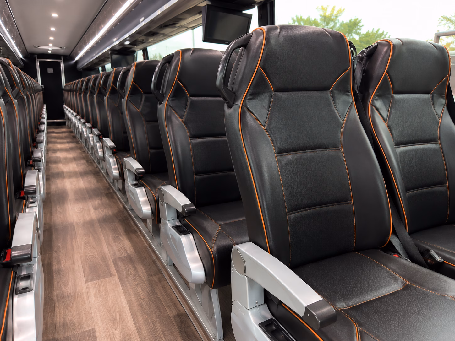 pharr charter bus interior