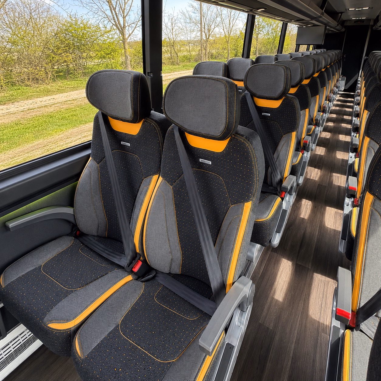 pharr long distance transportation onboard seating