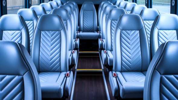 30 passenger minibus inside victoria