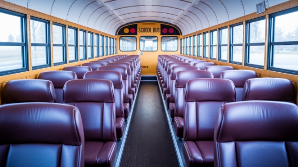 school bus rental interior victoria