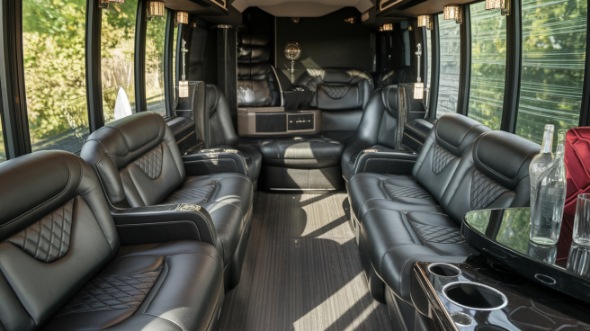sprinter limo rental interior victoria
